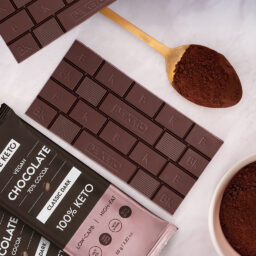 Chocolat Végétalien Keto + Huile MCT – Noir Classique 80g Chocolat végétalien keto + huile mct – noir classique 80g
