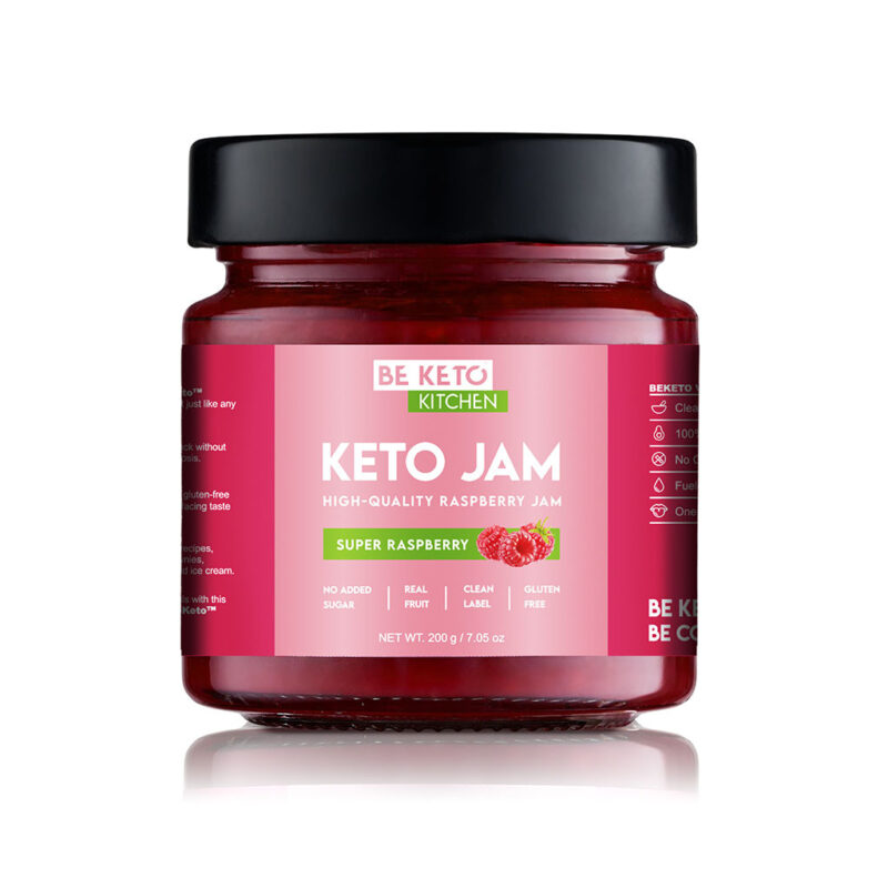 Keto Jam Raspberry BeKeto Confiture Keto - Super Framboise 200g