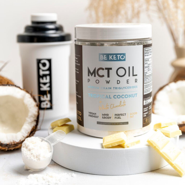 Poudre dhuile mct noix de coco chocolat blanc 300g