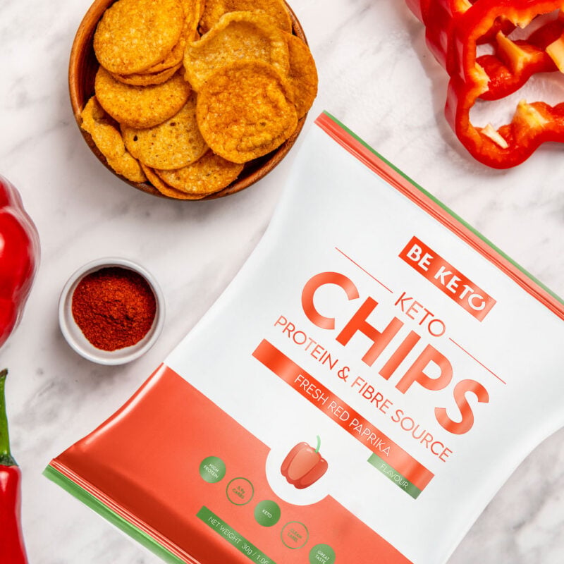 Chips keto - paprika rouge frais 30g