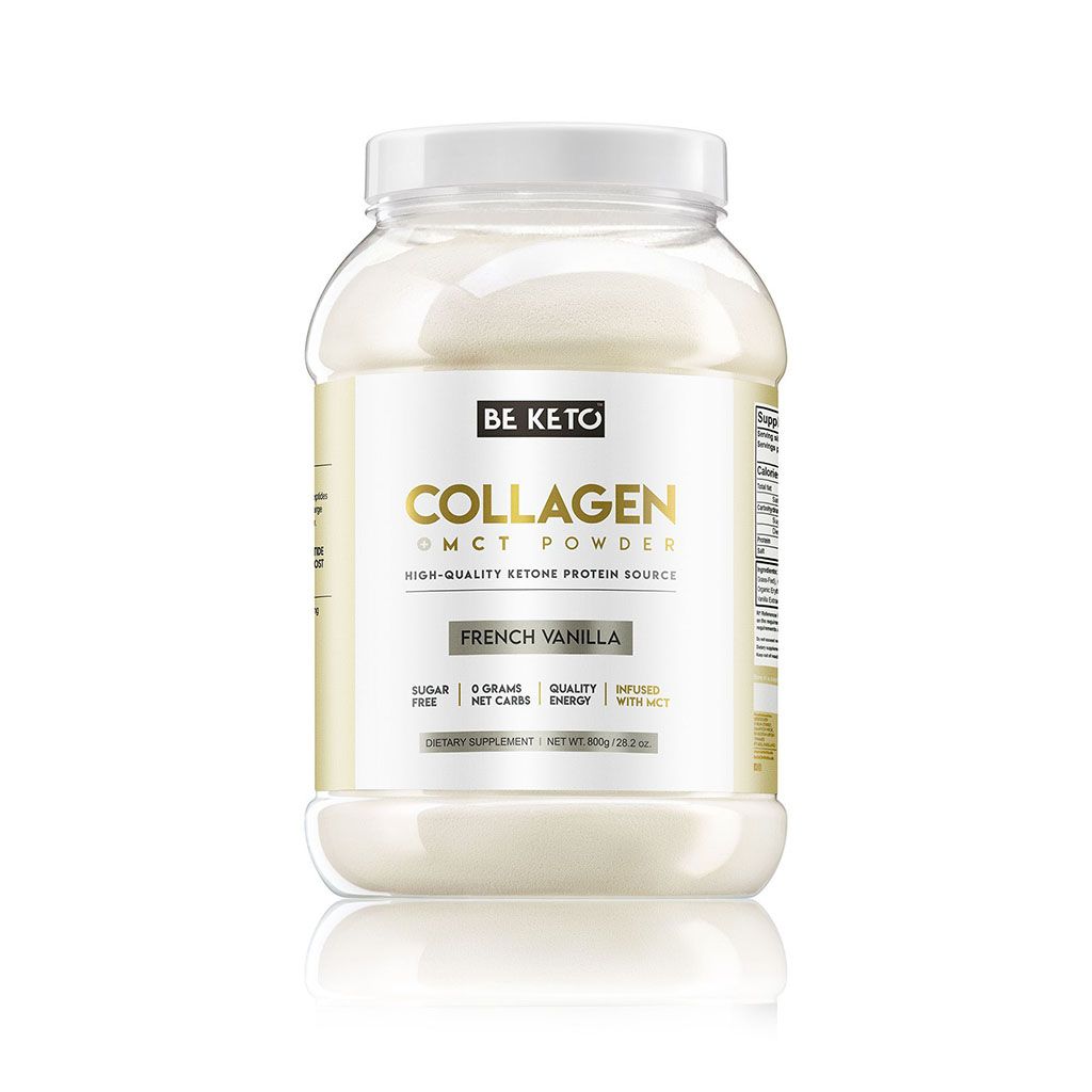 Collagène Keto + Huile MCT – Vanille Française 800g