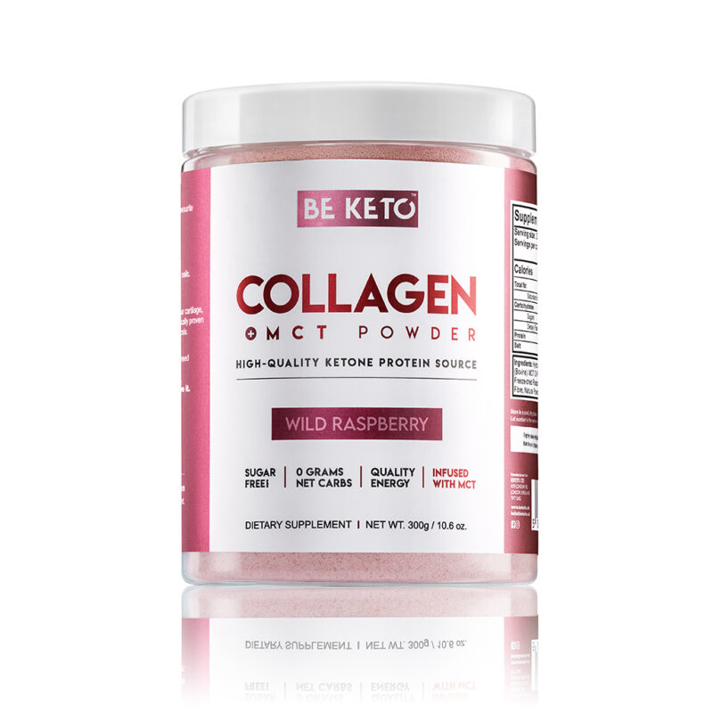 Collagène Keto + Huile MCT – Framboise Sauvage 300g