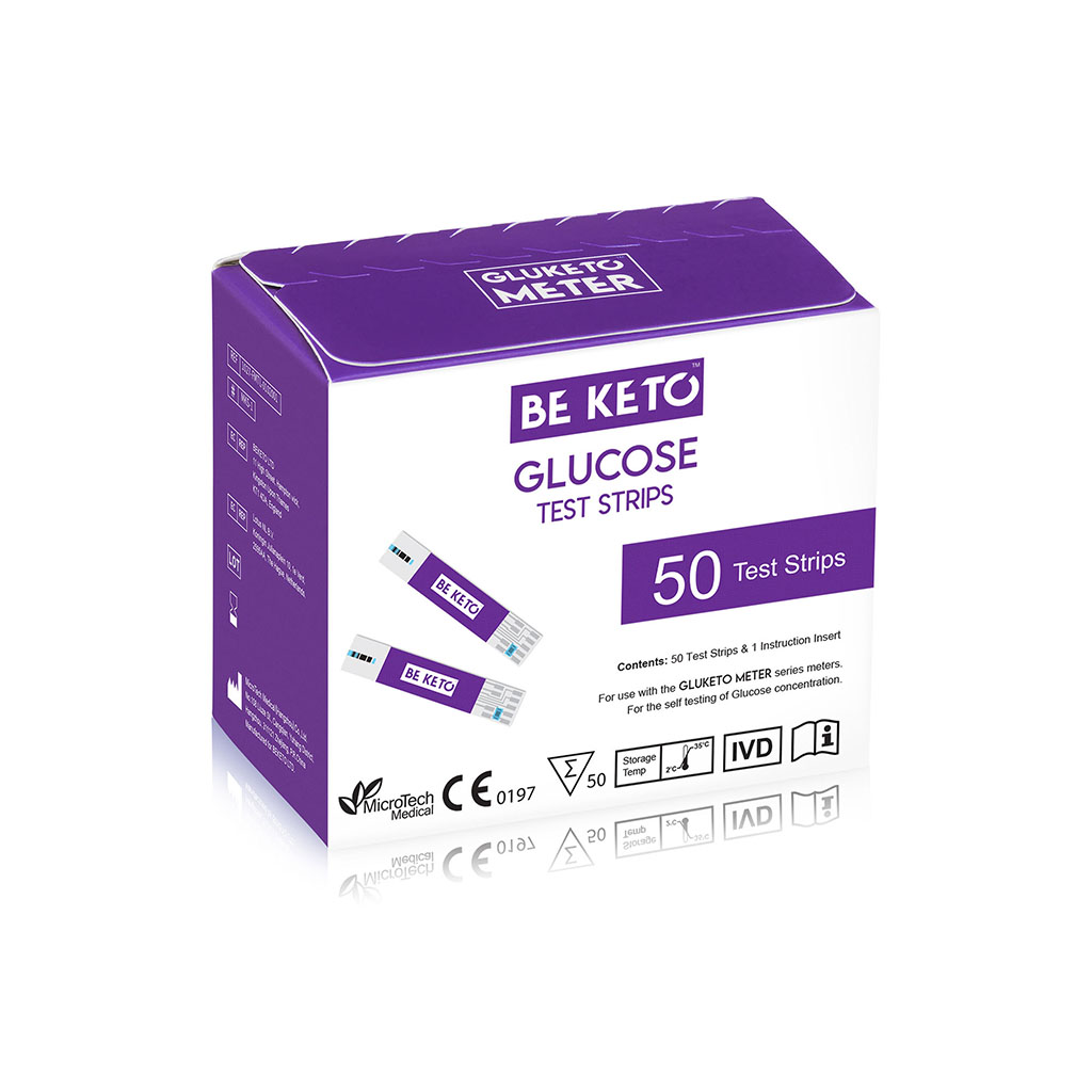 GluKeto Meter - Tests de glycémie en bandelettes 50 pcs.