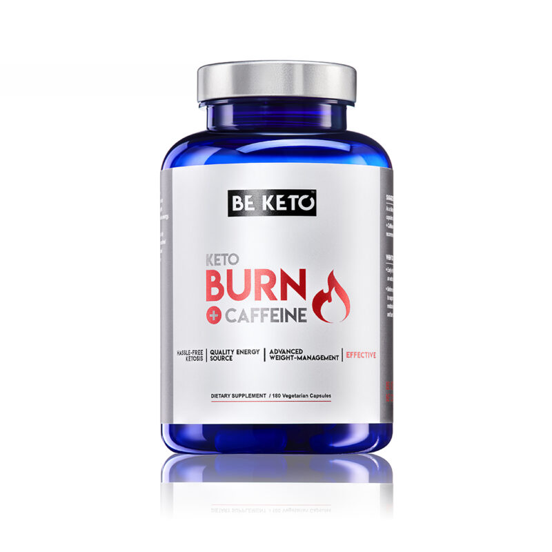 Keto Burn + Caféine – Brûle-Graisse – 180 capsules