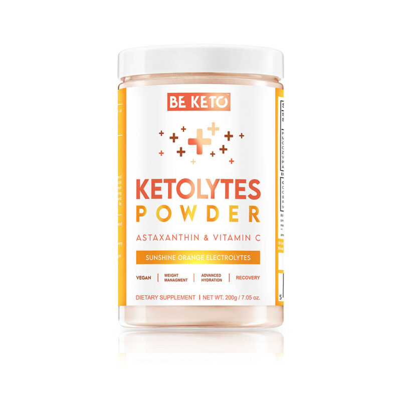 Poudre d'électrolytes Keto – Orange Ensoleillée 200g