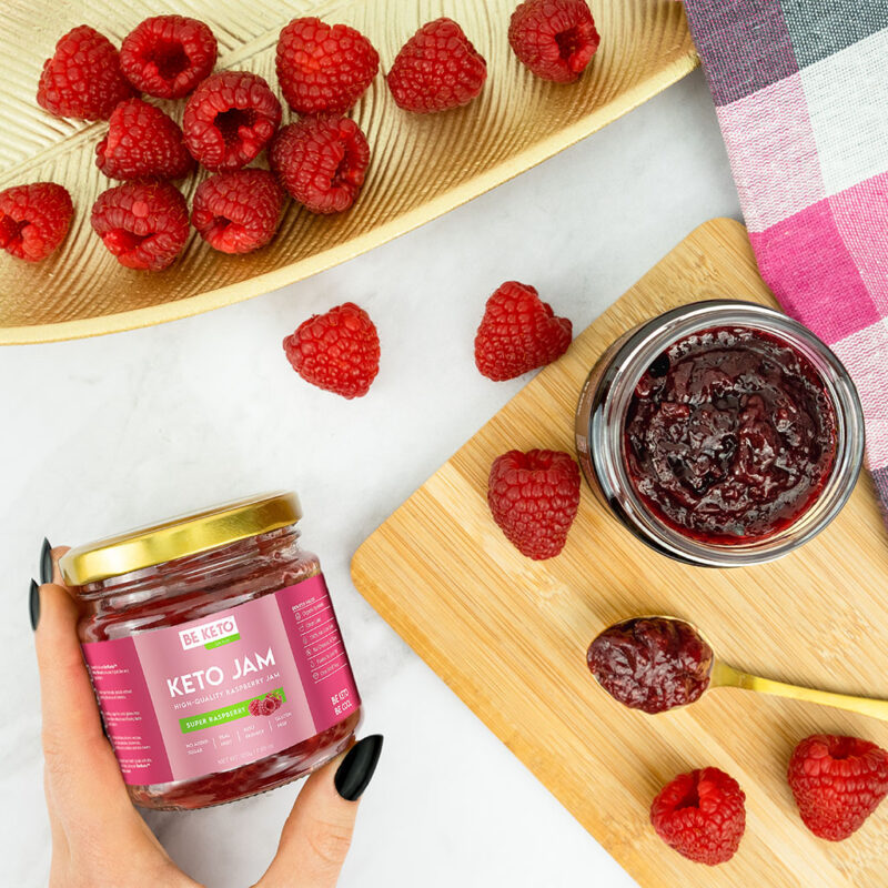 Keto-Jam-Super-Raspberry2.jpg Confiture Keto - Super Framboise 200g