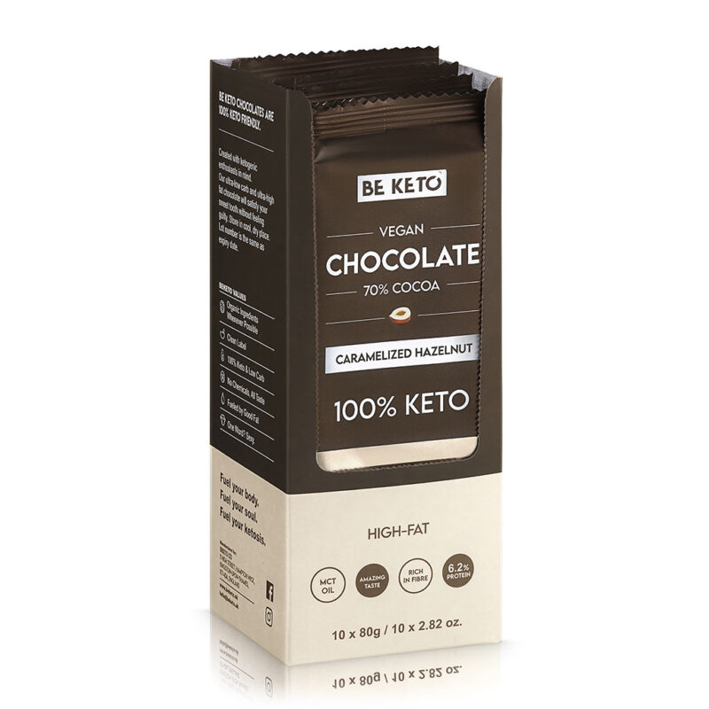 Lot de Chocolat Végétalien Keto 10 pcs.