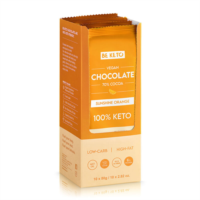 Lot de Chocolat Végétalien Keto 10 pcs.