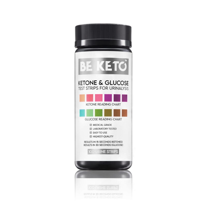 Bandelettes de test cétone et glucose 100pcs Bandelettes de test cétone et glucose 100pcs