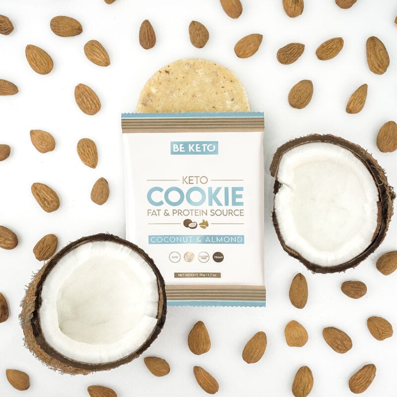 Biscuit Keto – Noix de Coco & Amandes 50g Biscuit keto - noix de coco & amandes 50g