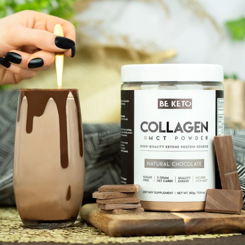 Collagène Keto + Huile MCT – Chocolat Naturel 300g Collagène keto + huile mct – chocolat naturel 300g