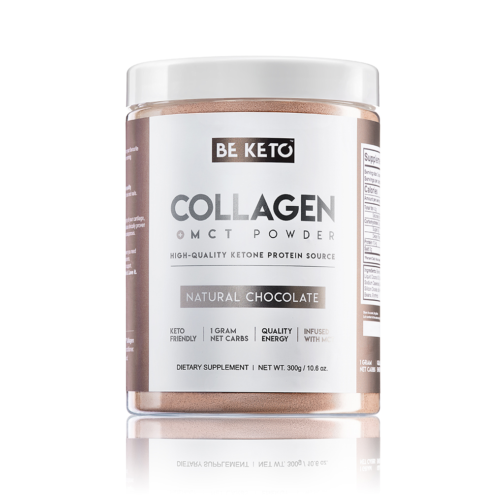 Collagène Keto + Huile MCT – Chocolat Naturel 300g Collagène Keto + Huile MCT – Chocolat Naturel 300g