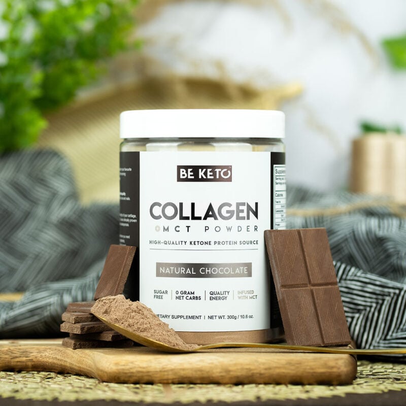 Collagène Keto + Huile MCT – Chocolat Naturel 300g Collagène keto + huile mct – chocolat naturel 300g