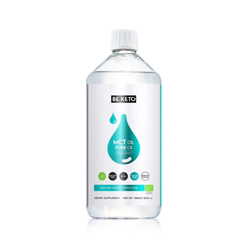 Huile mct bio 100% c8 1000ml