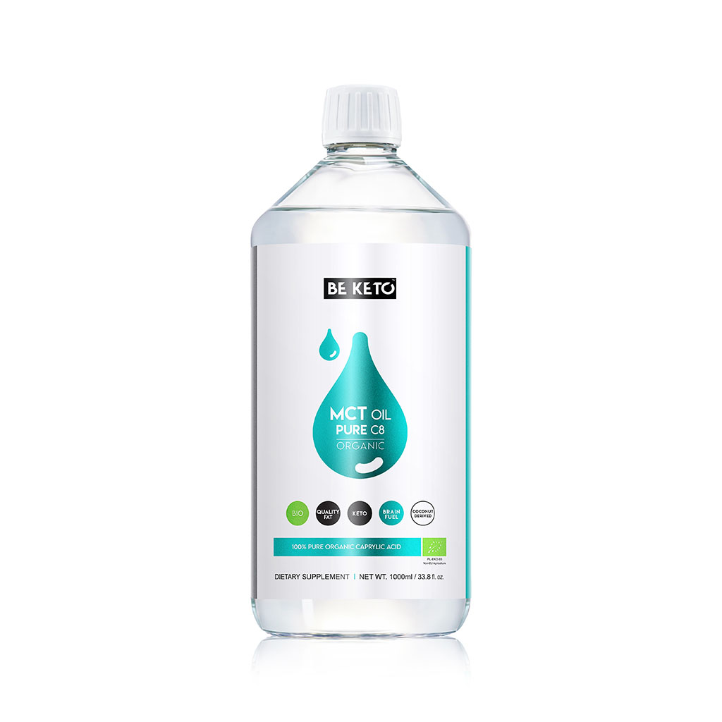 Huile MCT BIO 100% C8 1000ml