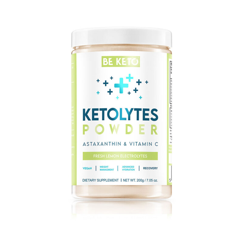 Poudre d'électrolytes keto – citron frais 200g