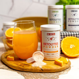Poudre d'électrolytes keto – orange ensoleillée 200g
