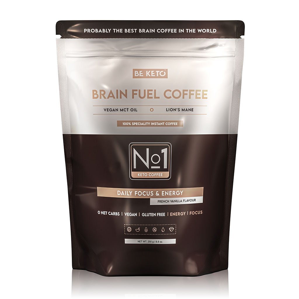 Café Instantané - Brain Fuel (Huile MCT & Crinière de Lion) – Vanille Française 250g