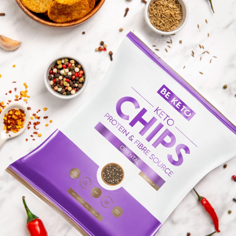 Chips Keto – Oriental Épicé 30g Chips keto - oriental épicé 30g