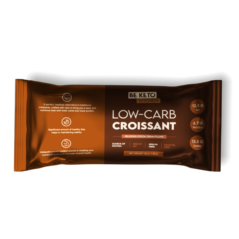 Croissant pauvre en glucides - fourré au chocolat 50g