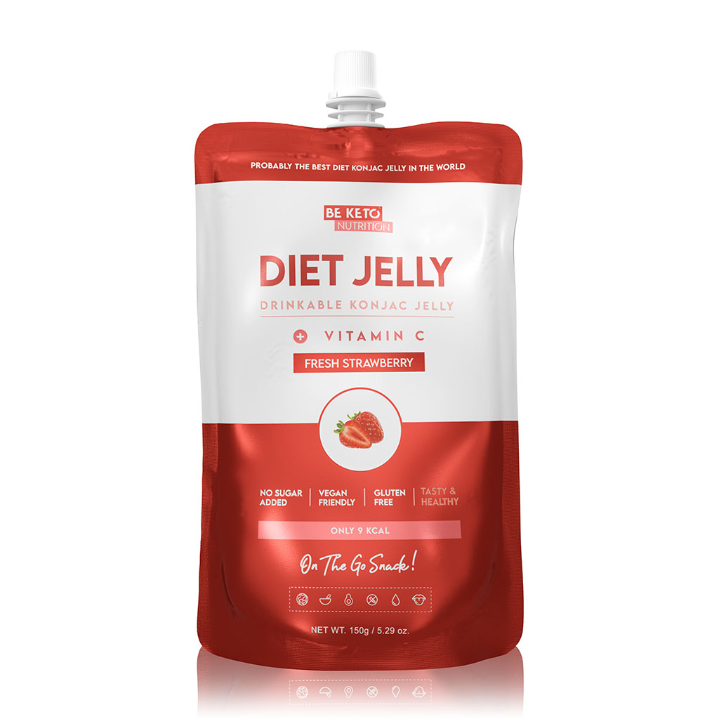 Gelée de Konjac - Fraise Fraîche 150g