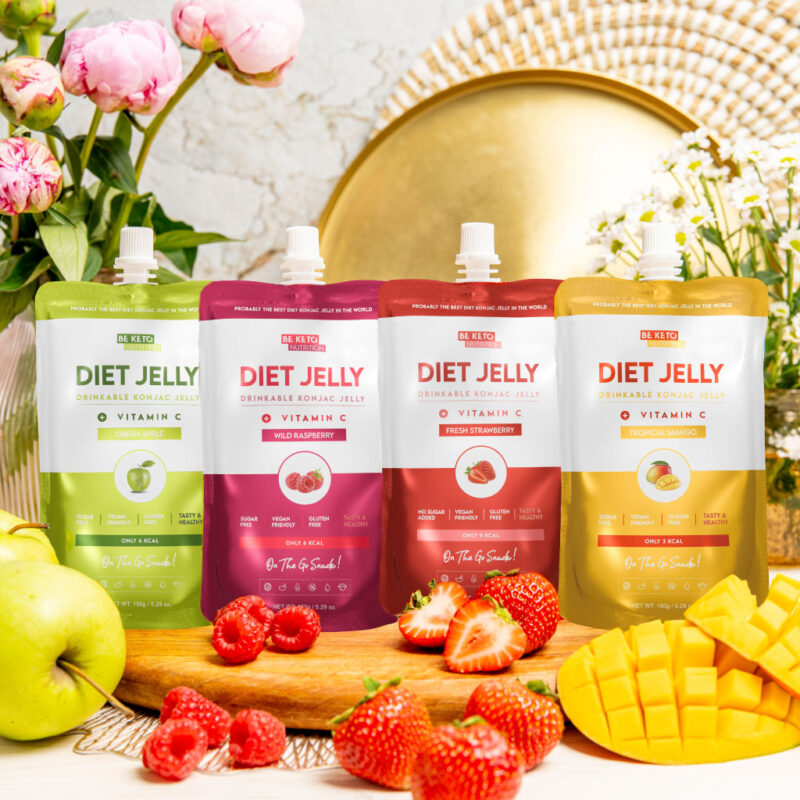 Gelée de konjac - fraise fraîche 150g