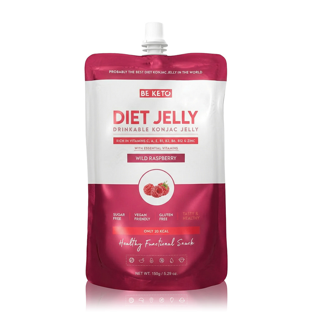 Gelée de Konjac & Vitamines – Framboise Sauvage 150g