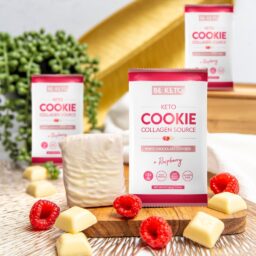 Biscuit Keto – Chocolat Blanc & Framboise 40g Biscuit keto – chocolat blanc & framboise 40g
