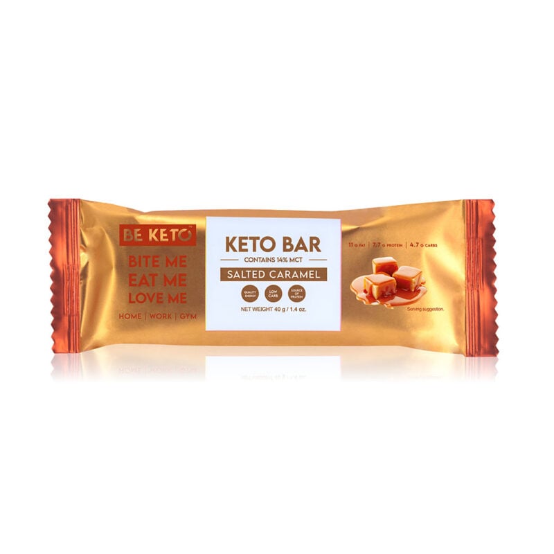Barre keto – caramel salé 40g
