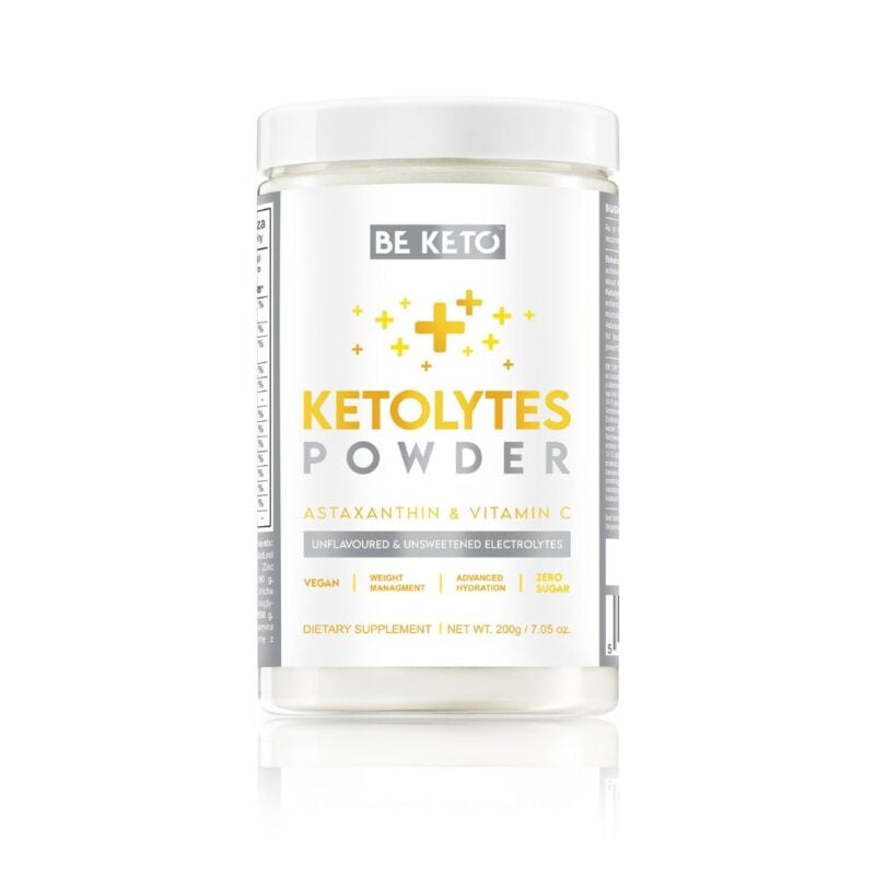 Poudre d'électrolytes Keto – Nature 200g Poudre d'électrolytes keto – nature 200g