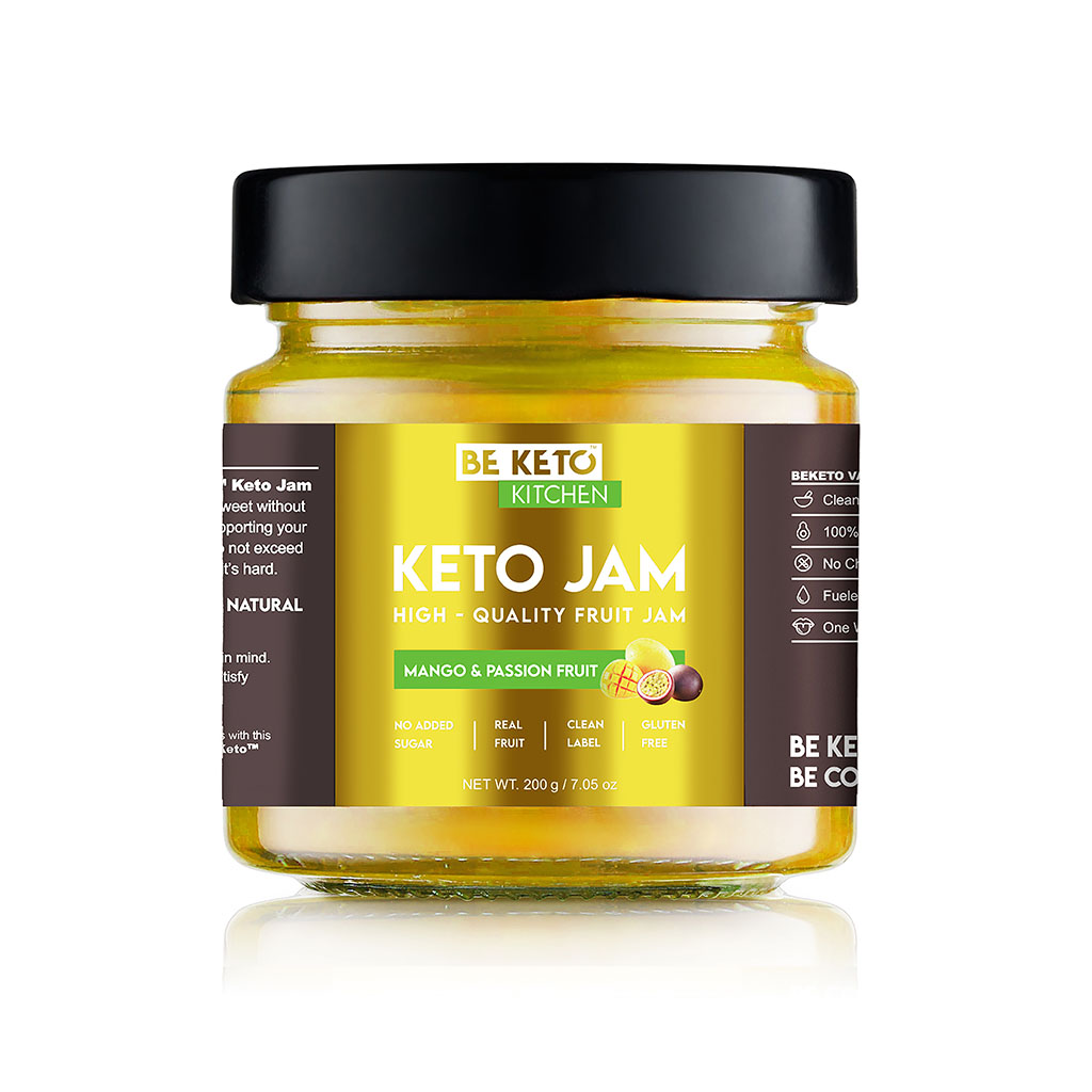 Confiture Keto - Mangue & Fruit de la Passion 200g