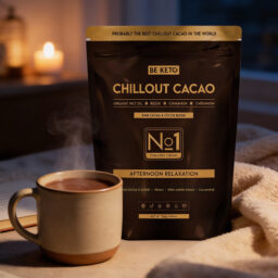 chillout-cacao (1) Cacao cérémonial – chillout (huile mct & reishi) – cannelle & cardamome 250g