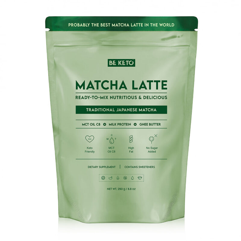 Matcha-Latte-Traditional.jpg Matcha Latte (Huile MCT C8 & Protéine & Ghee) – Japonais Traditionnel 250g