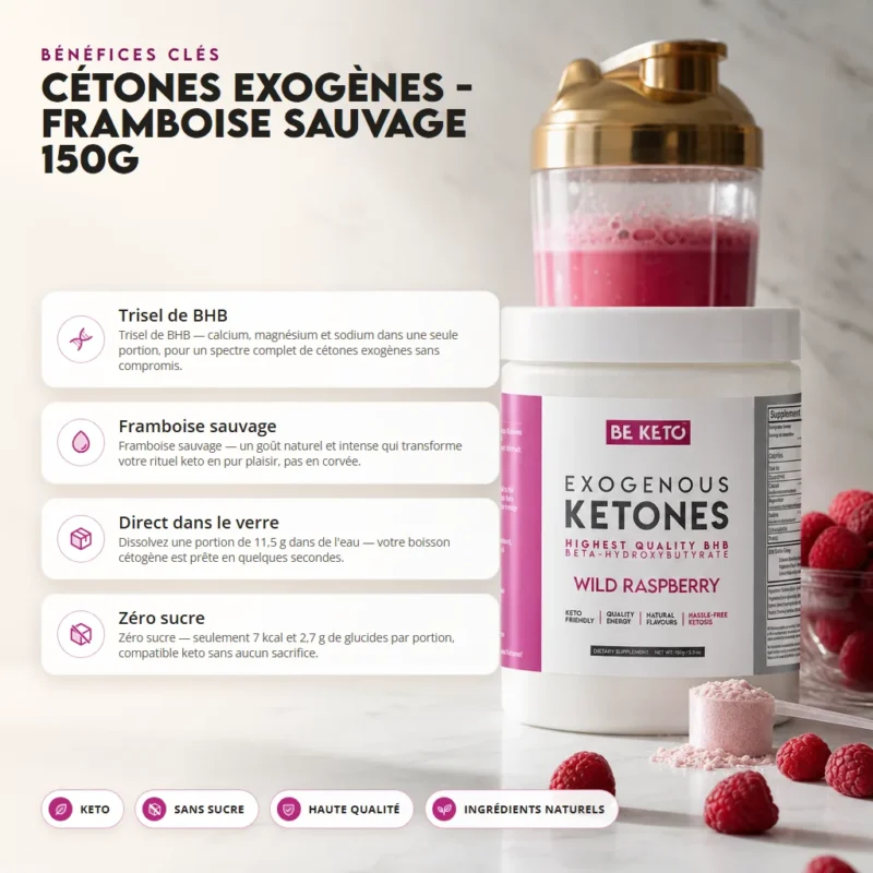 Cétones exogènes – framboise sauvage 150g