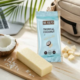Barre keto – noix de coco & chocolat blanc 40g