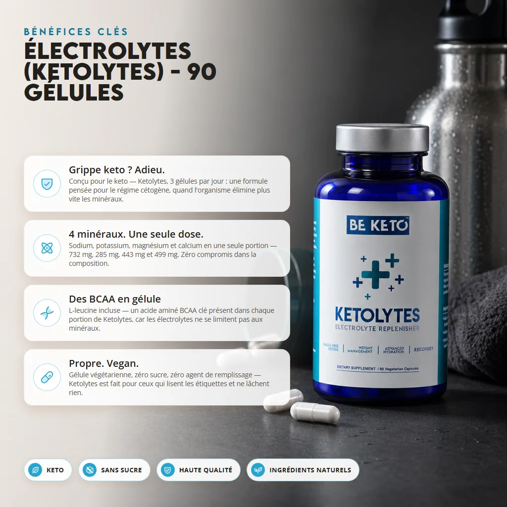 Électrolytes Keto – 90 Capsules
