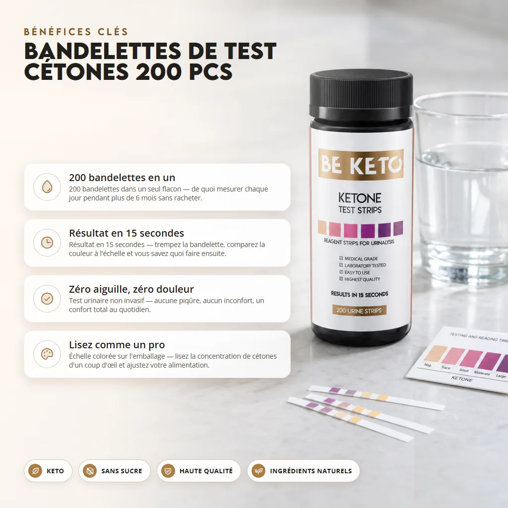 Bandelettes de test de cétone 200pcs