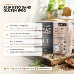 Pain keto sans gluten 190g