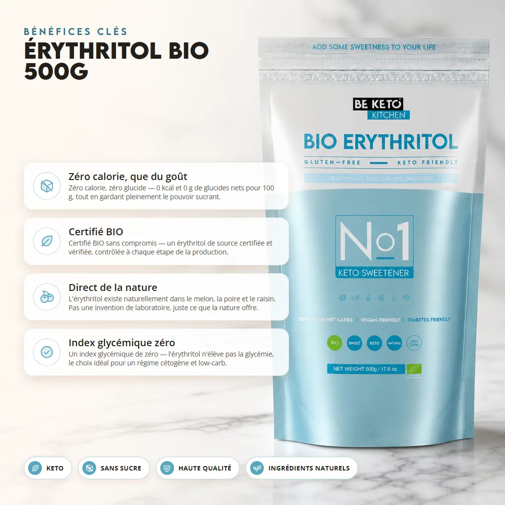 Érythritol BIO 500g