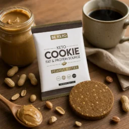 Biscuit Keto – Beurre de Cacahuètes 50g – Lifestyle 2 Biscuit keto – beurre de cacahuètes 50g