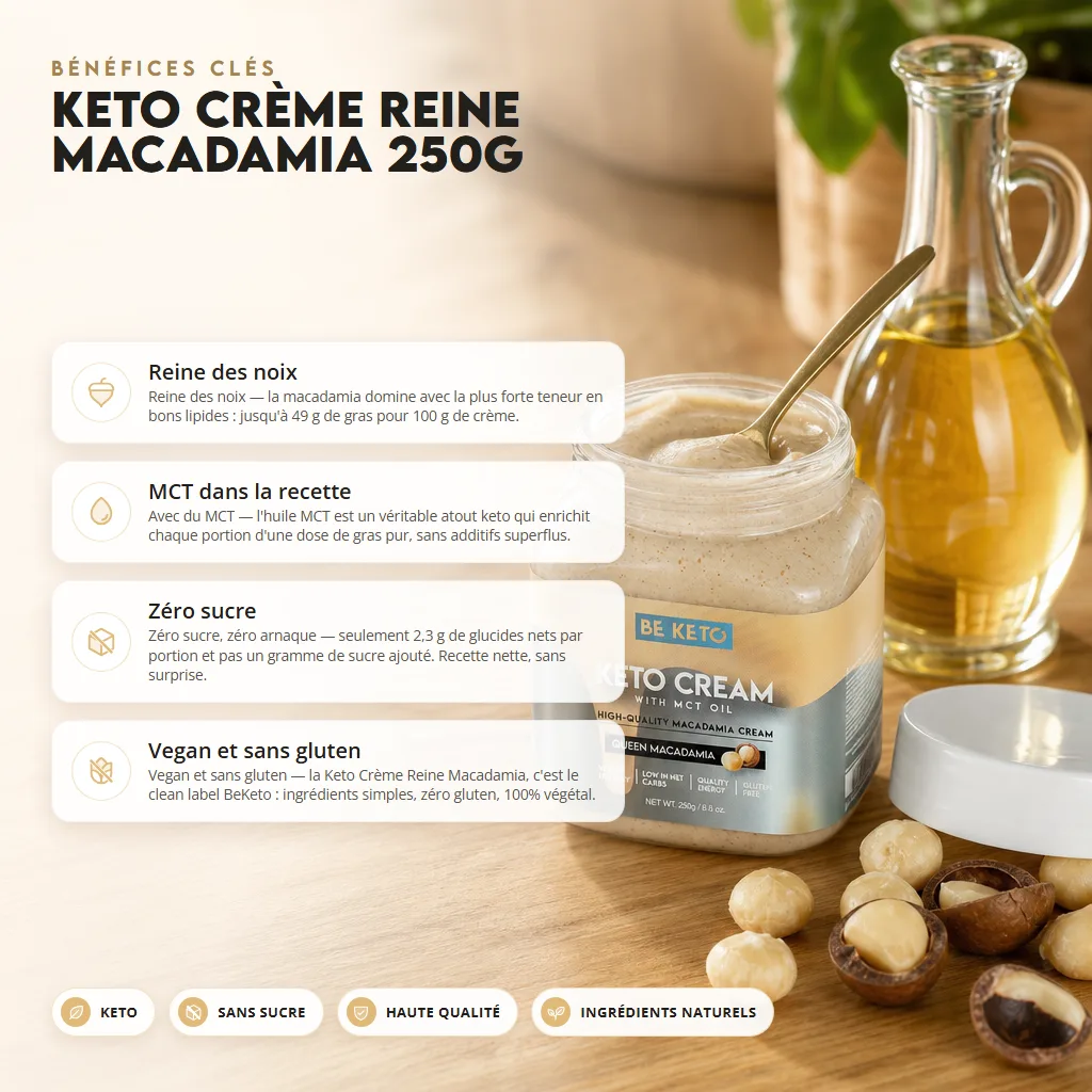 Crème Keto – Reine Macadamia 250g