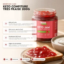 Confiture keto – très fraise 200g