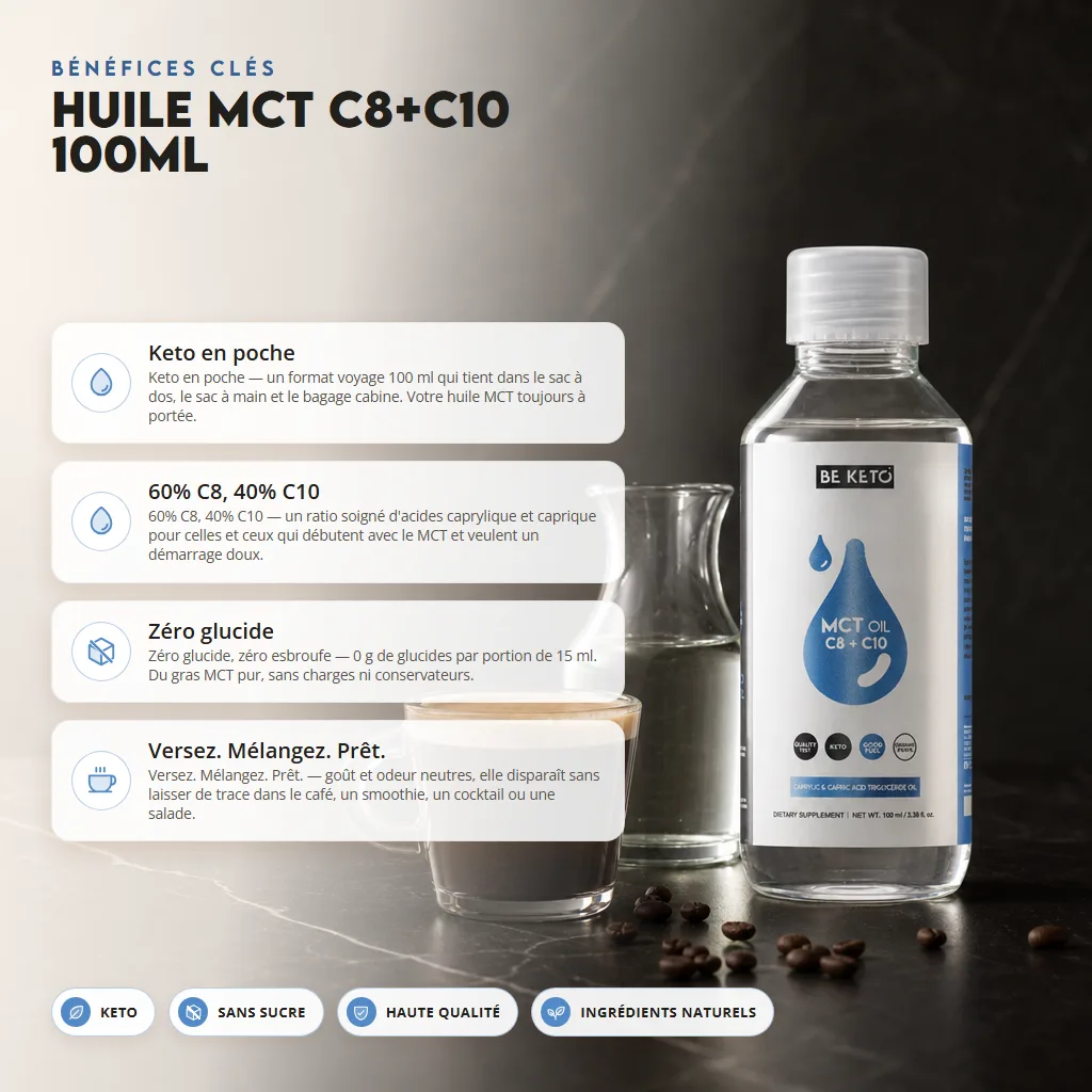 Huile MCT C8+C10 100ml