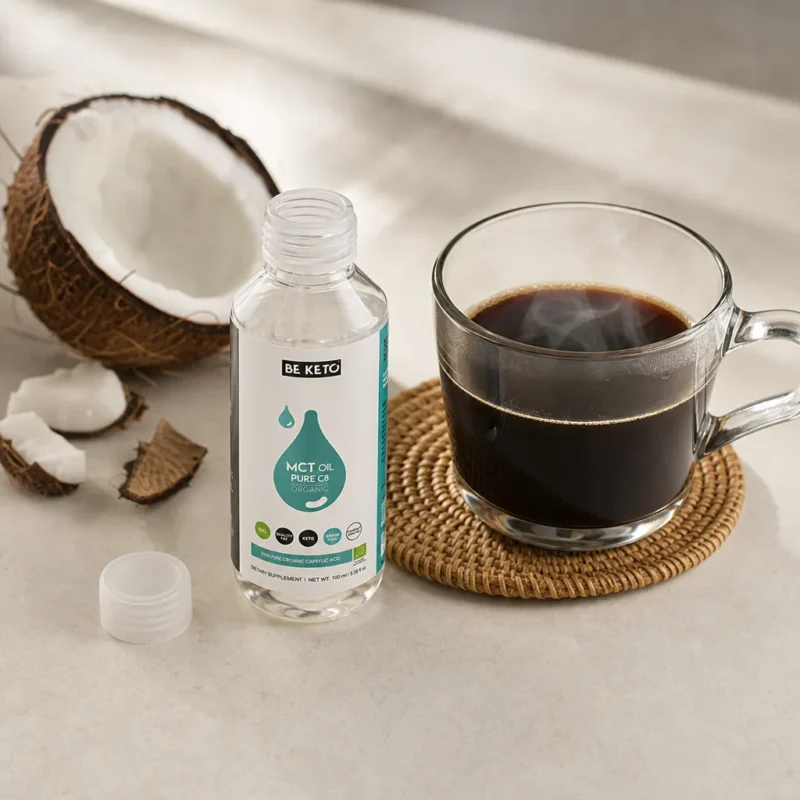 Huile mct bio 100% c8 100ml