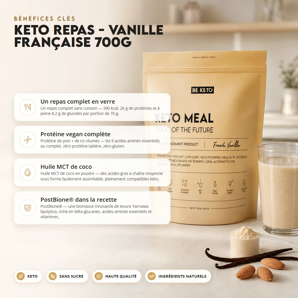 Keto Meal – Vanille Française 700g
