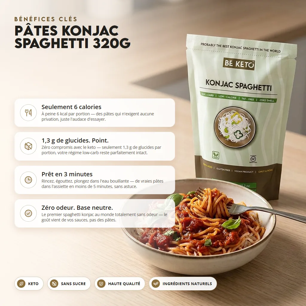 Pâtes Spaghetti de Konjac 320g