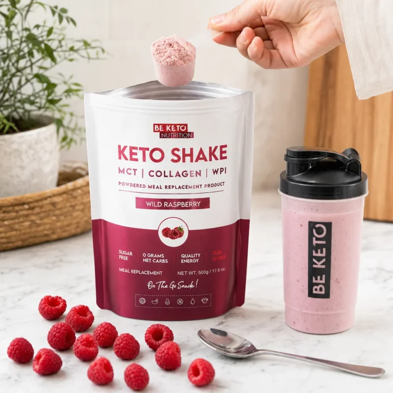 Diet keto shake – framboise sauvage 500g