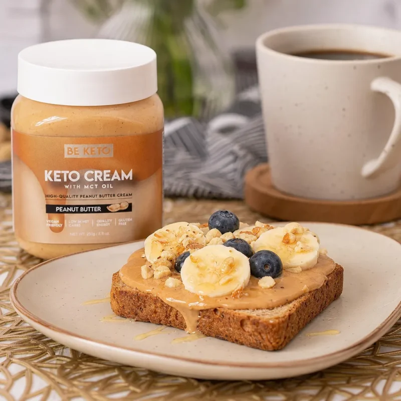 Crème Keto – Beurre de Cacahuète 250g – Lifestyle 2 Crème keto – beurre de cacahuète 250g