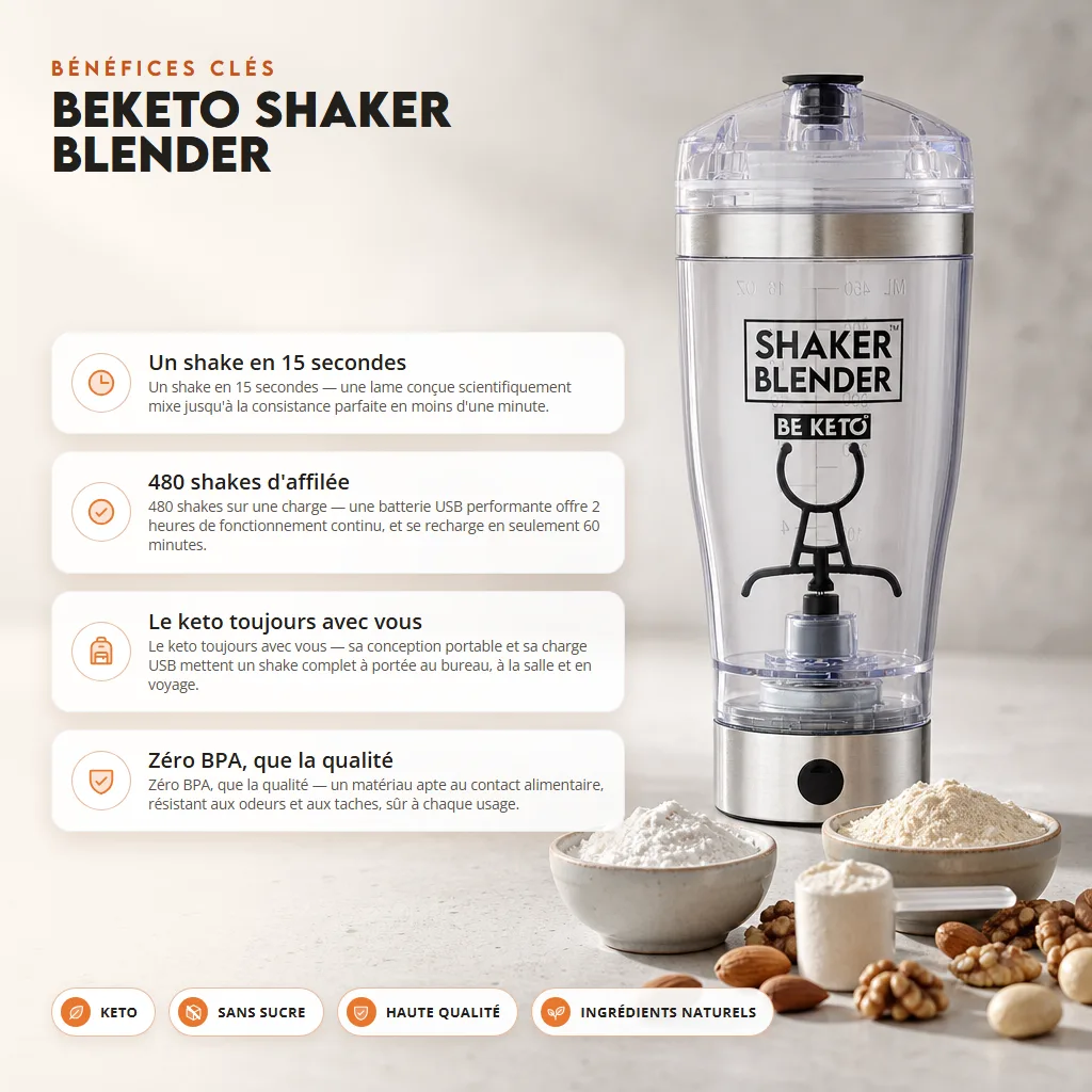 Shaker Blender BeKeto