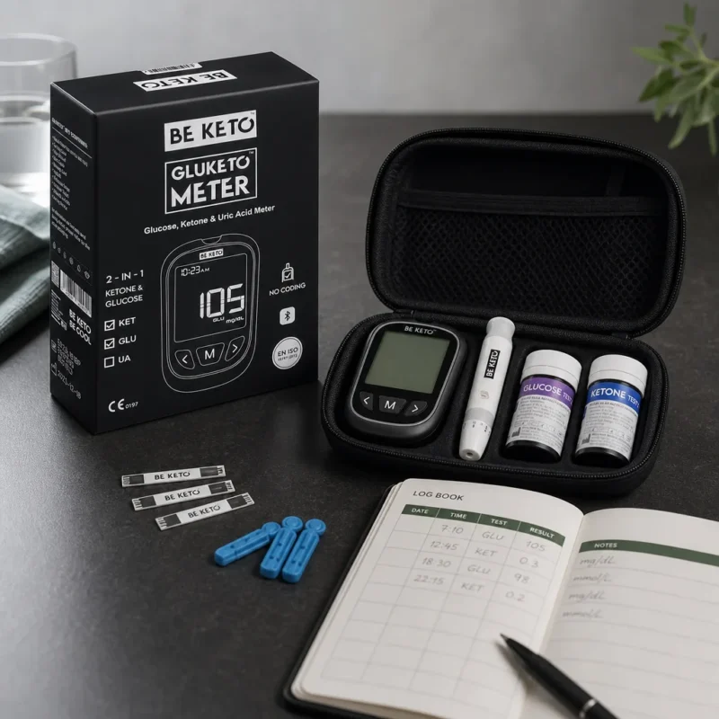 Gluketo meter – glucomètre et cétomètre (kit de démarrage)